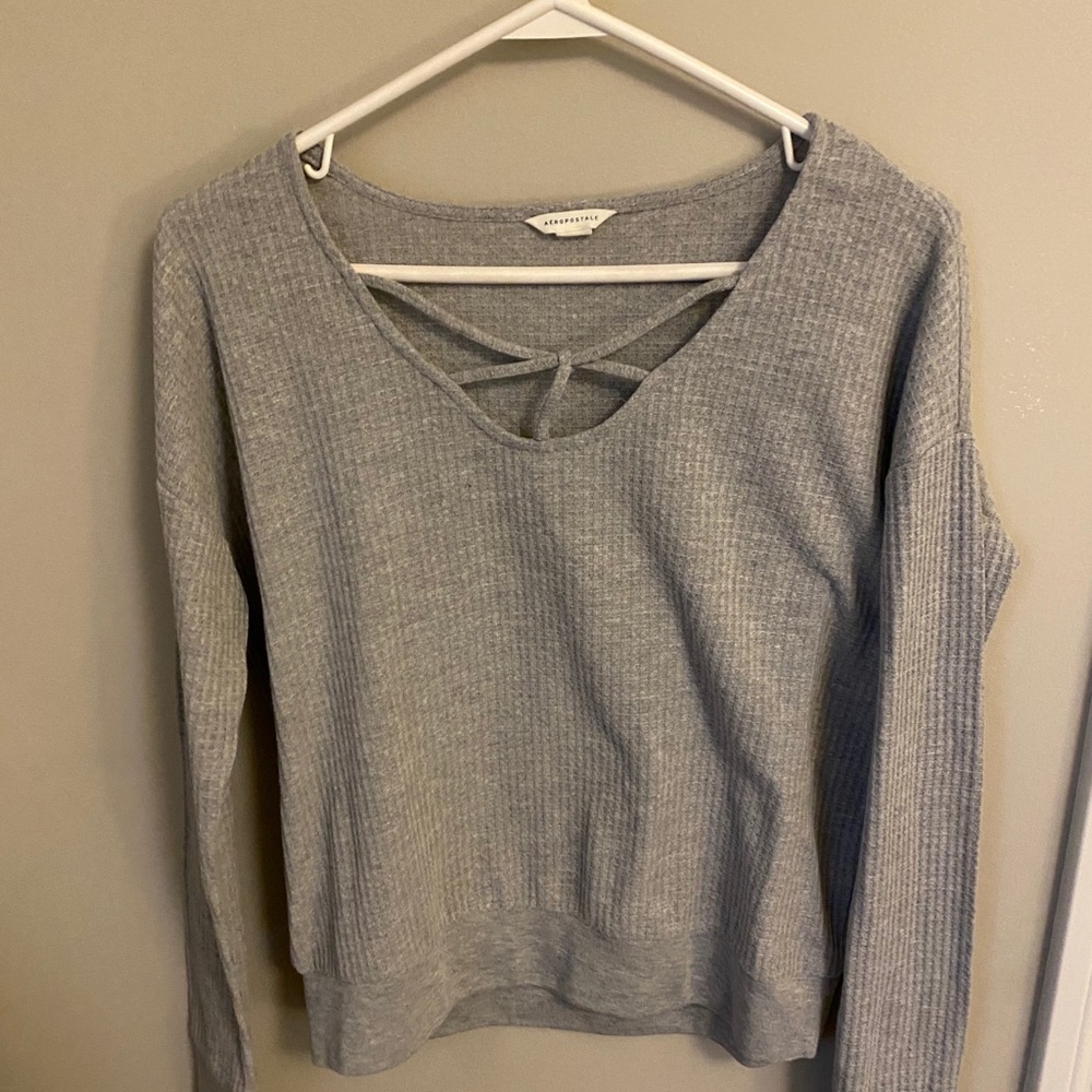 Gray Aeropostale long sleeve tee